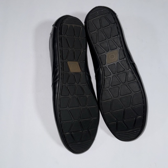 BORN Black Leather Slip-On Shoes - Picture 3 of 6